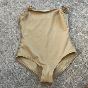 Capezio tan dance leotard